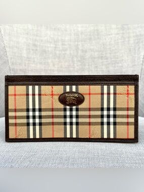 Burberry Nova Check Long Wallet